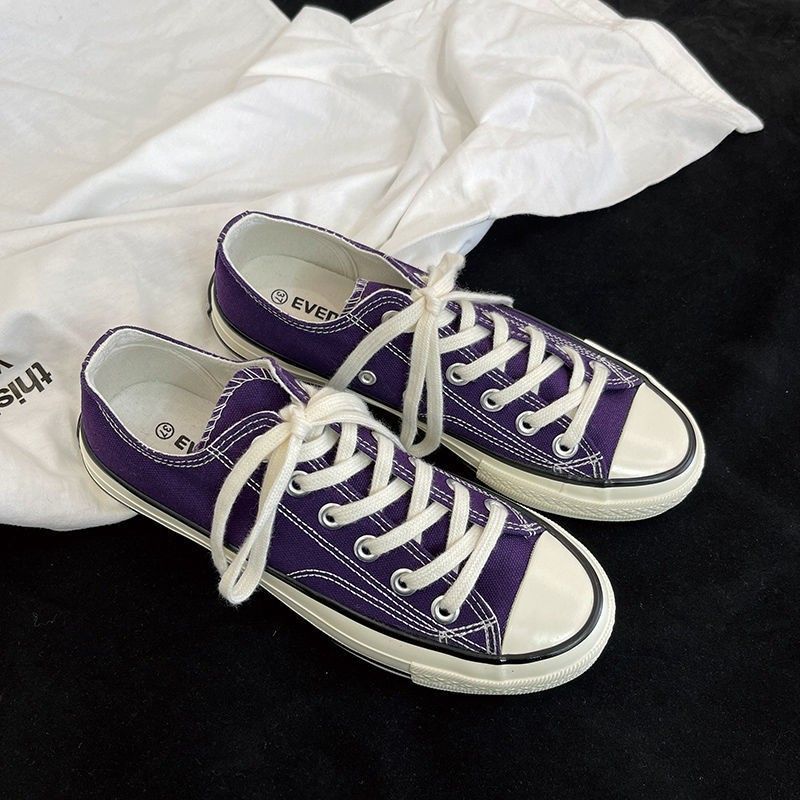 sneakers with purple