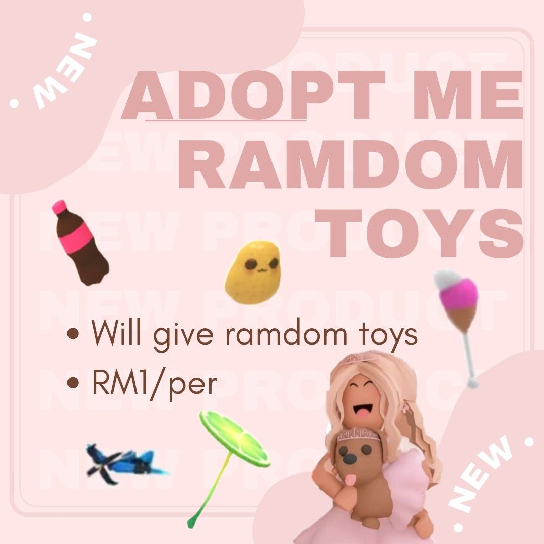 Roblox Adopt Me Random Toys, Video Gaming, Gaming Accessories, InGame