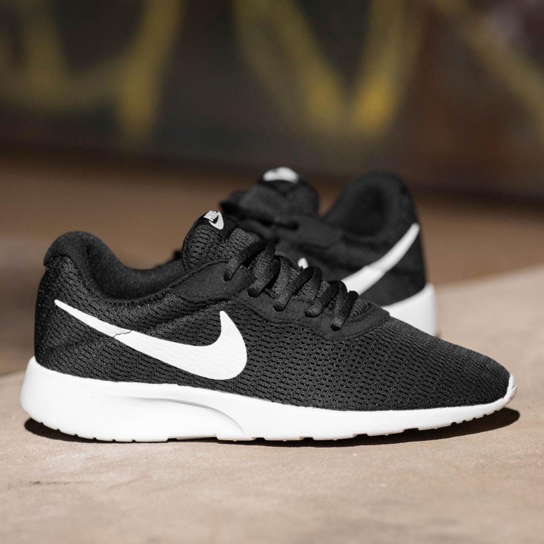 SEPATU NIKE TANJUN BLACK WHITE BW ORIGINAL 100 Fesyen Pria