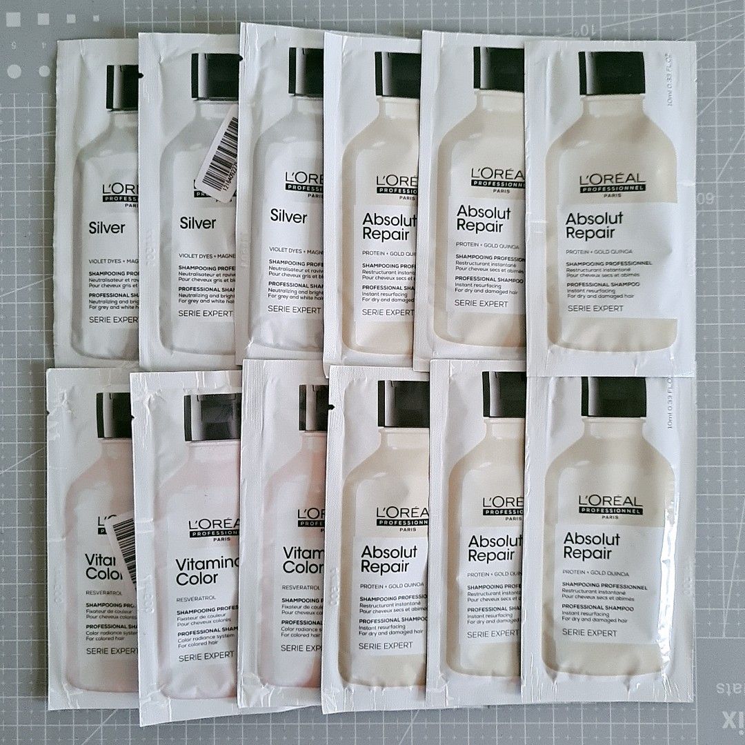 Shampoo Sachet Loreal Travel Size Proffesionel Paris Saset Sachet Hair