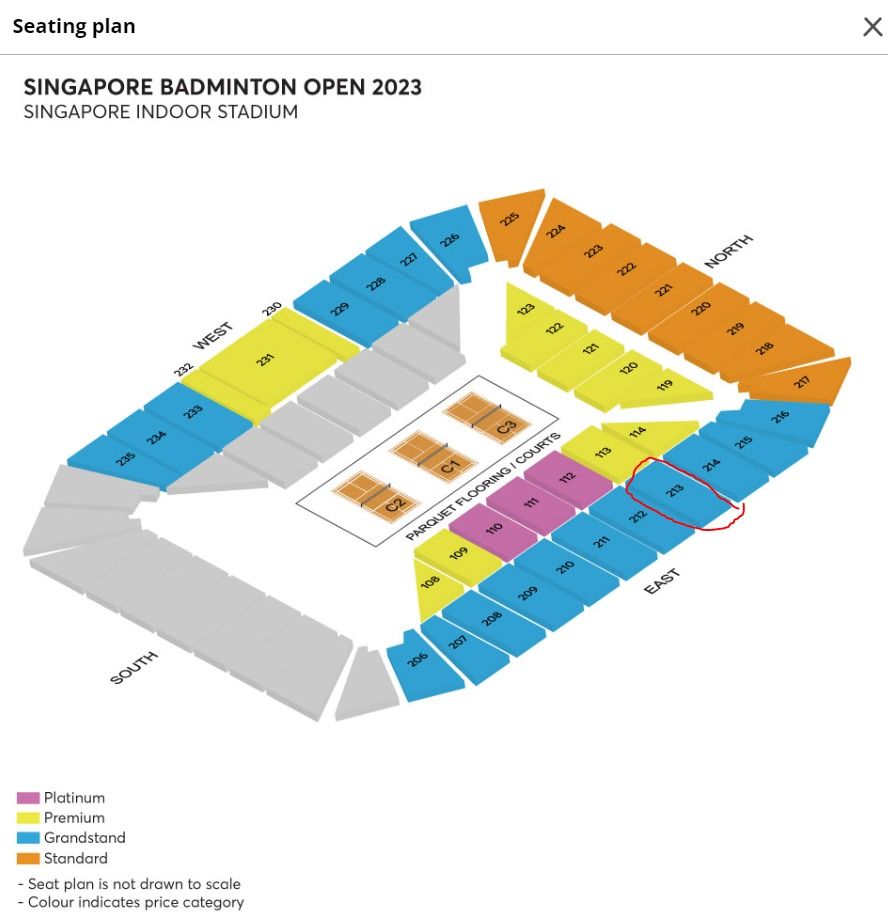 Singapore Open 2023 Badminton Semi finals 10th June Sat 2023 Single