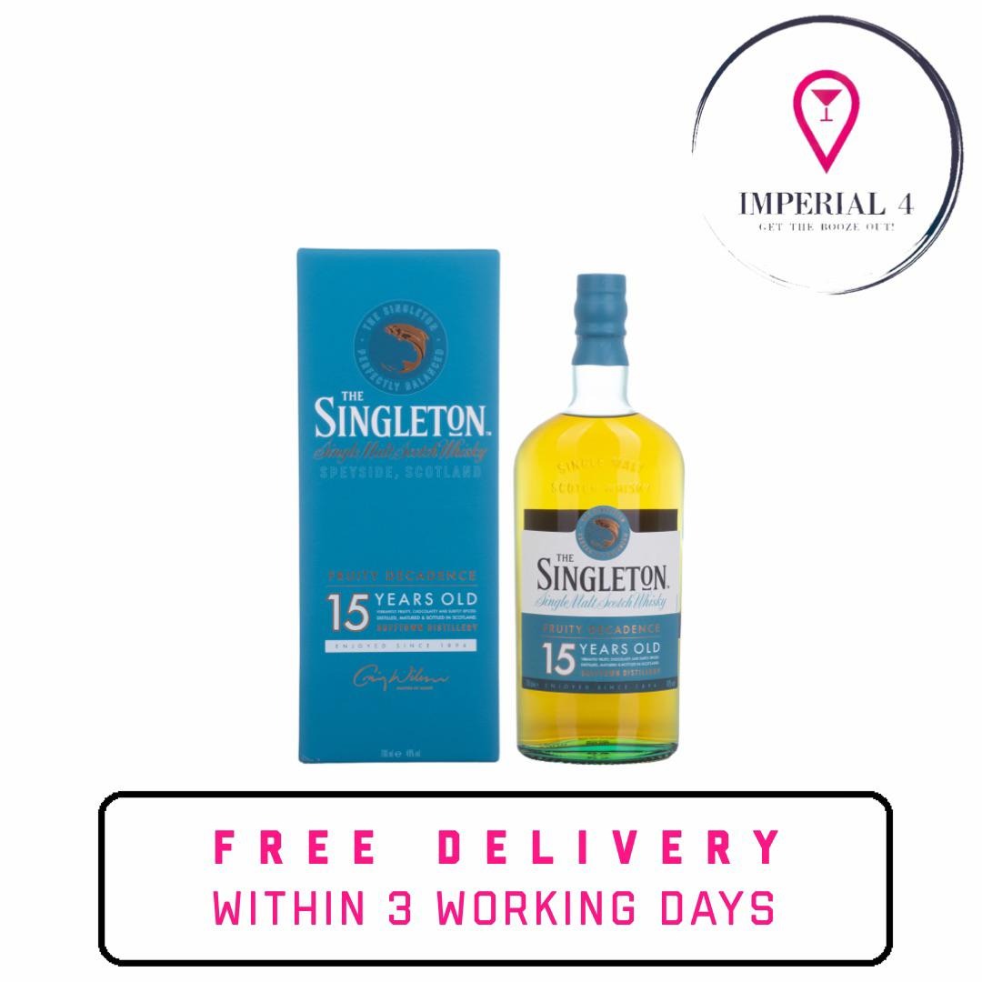 Singleton 15 Years - 700ML, Food & Drinks, Alcoholic Beverages on Carousell