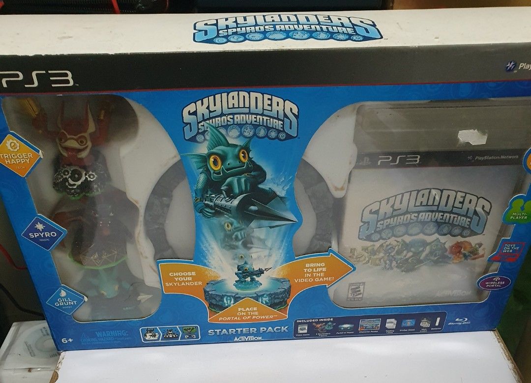 Skylanders Spyros Adventure Starter Pack (Category: PlayStation) located in Quezon City. Submitted by itemsforadoption (Listing ID 1234917976, Image 1). Description: Rfs: Its 2023! Happy New Year! Hoping you have a good year ahead of you! If you have questions feel free to send a message. Though I'll most likely be able to reply from 10am to 8pm. Please be patient and understanding. Decluttering games and items that I've picked up or for friends 