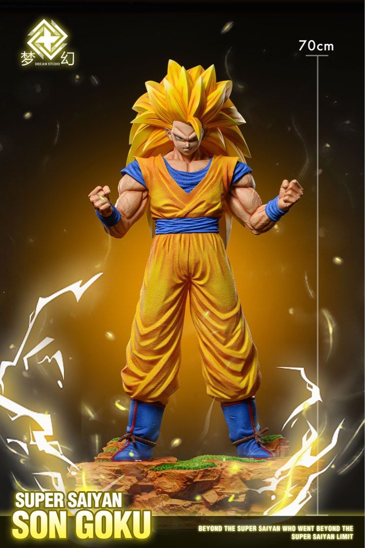 PRE-ORDER Hero Belief Studio - Dragon Ball Saiyan Collection Super Saiyan3  Goku & Gohan & Goten 1/6 Statue(GK)