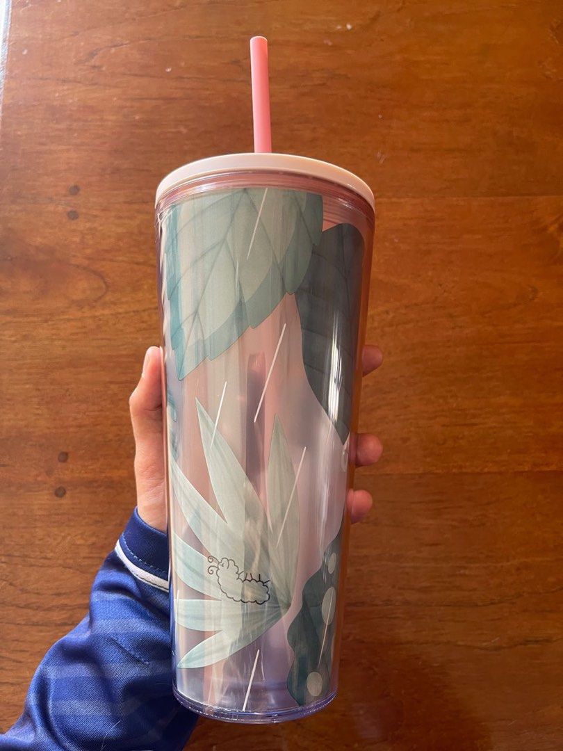 Starbucks Defect Home Greenery Leaf Tumbler Bottle, Furniture & Home
