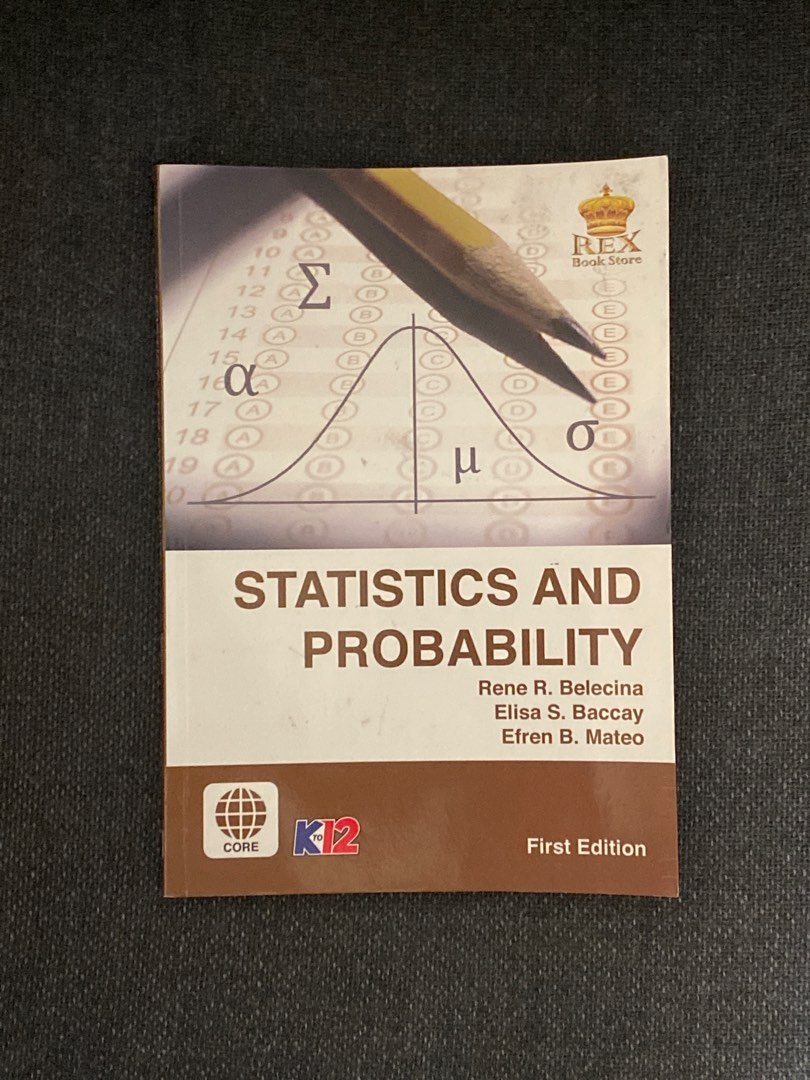 Statistics and probability book senior high school textbook hobbies
