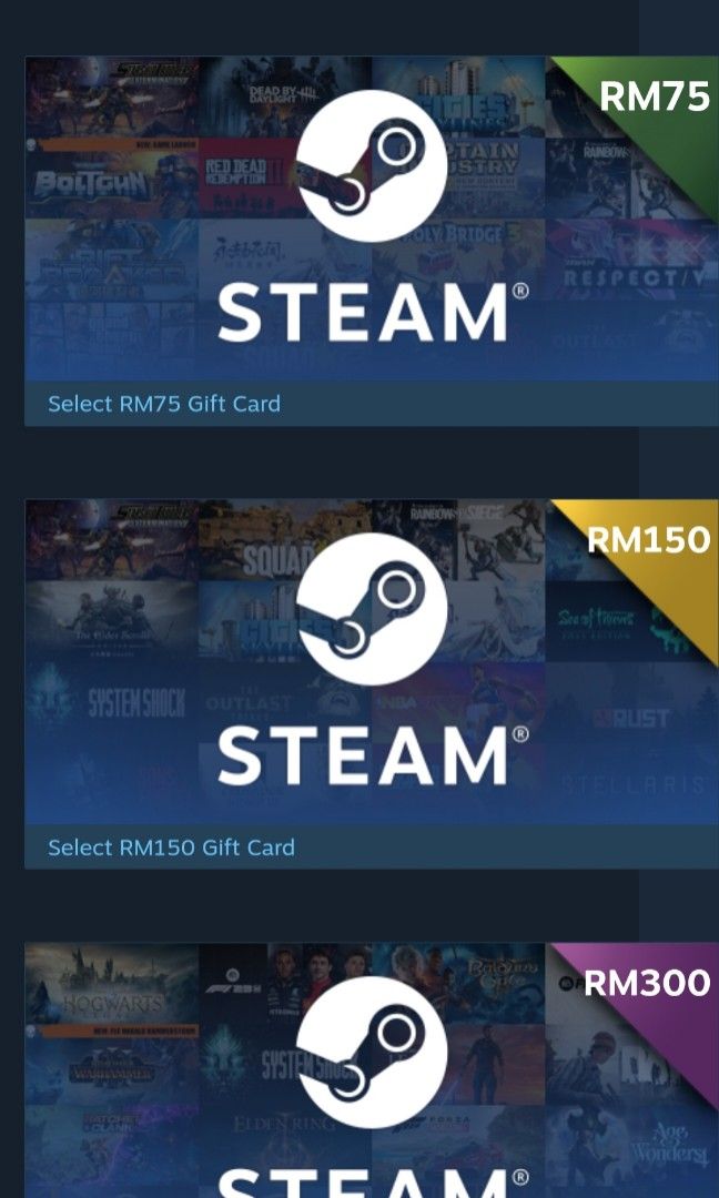 Steam Gift Card (MY Account), Video Gaming, Gaming Accessories, Game