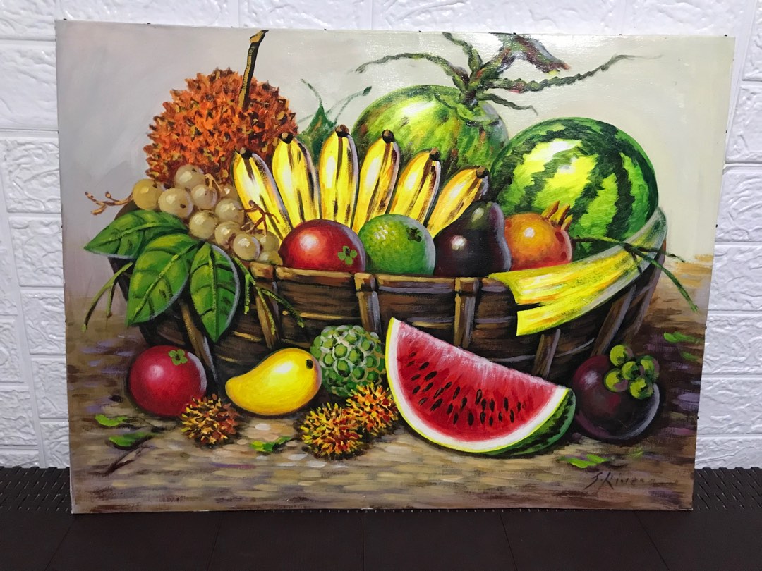 Still Life Oil Painting On Canvas