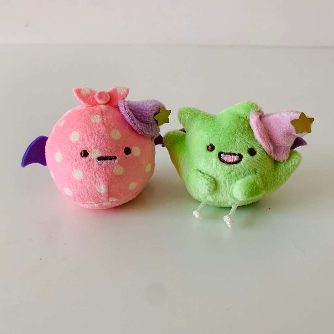 sumikko gurashi limited edition movie bat set tenori plush: zassou