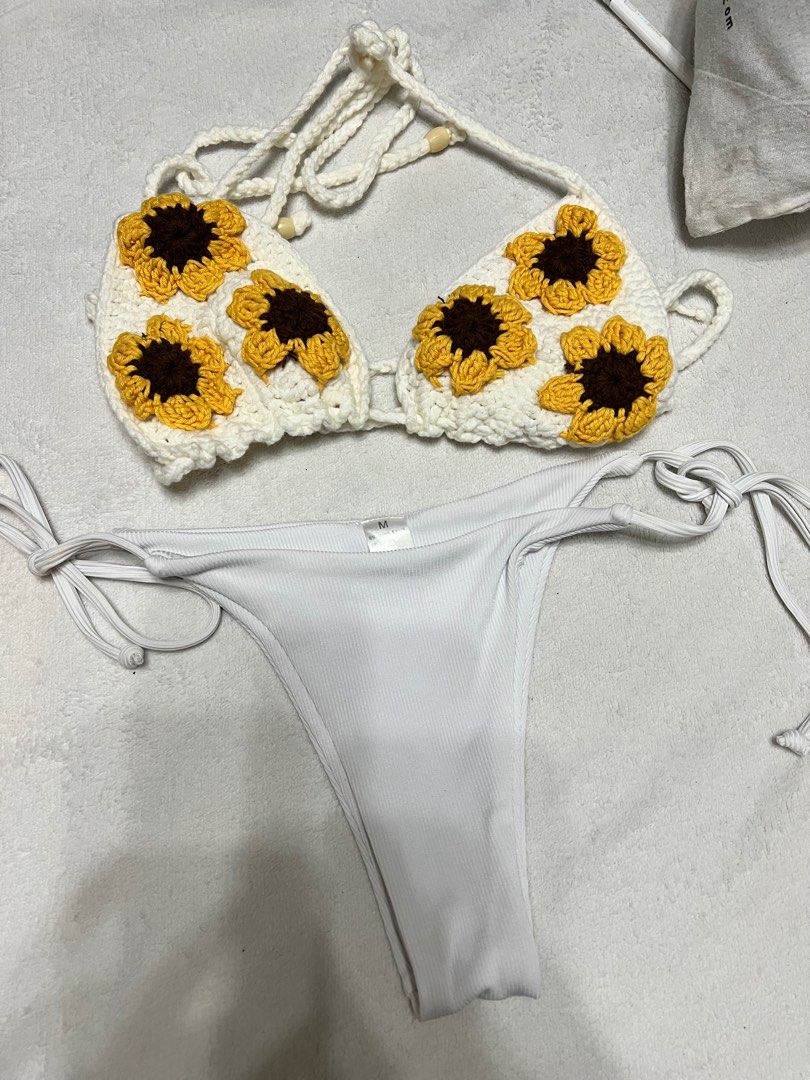 Sunflower Crochet Beach Set main image 1