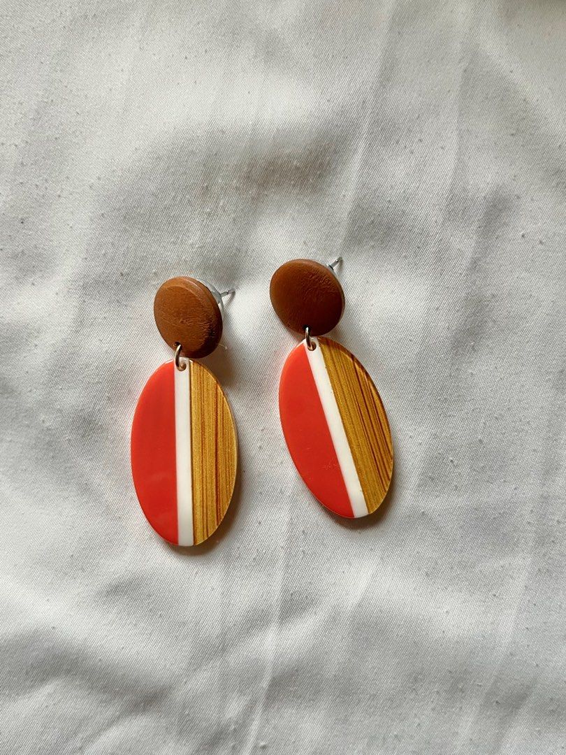Sunset outlet clay earrings