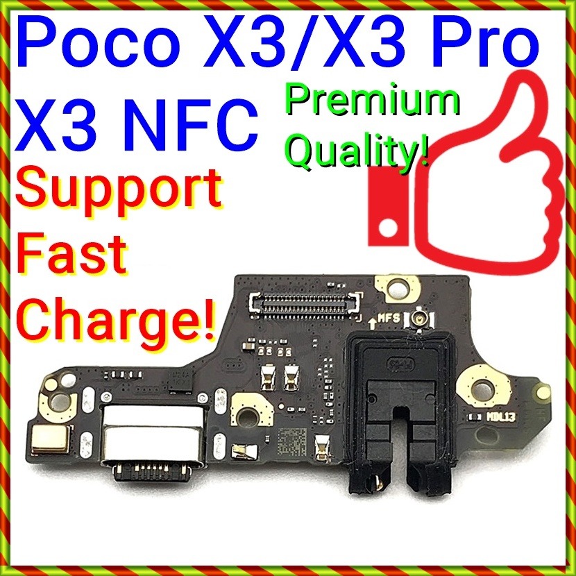 (Support 33W Turbo Charge) NEW ORI Charging Port Board with FULL IC ...