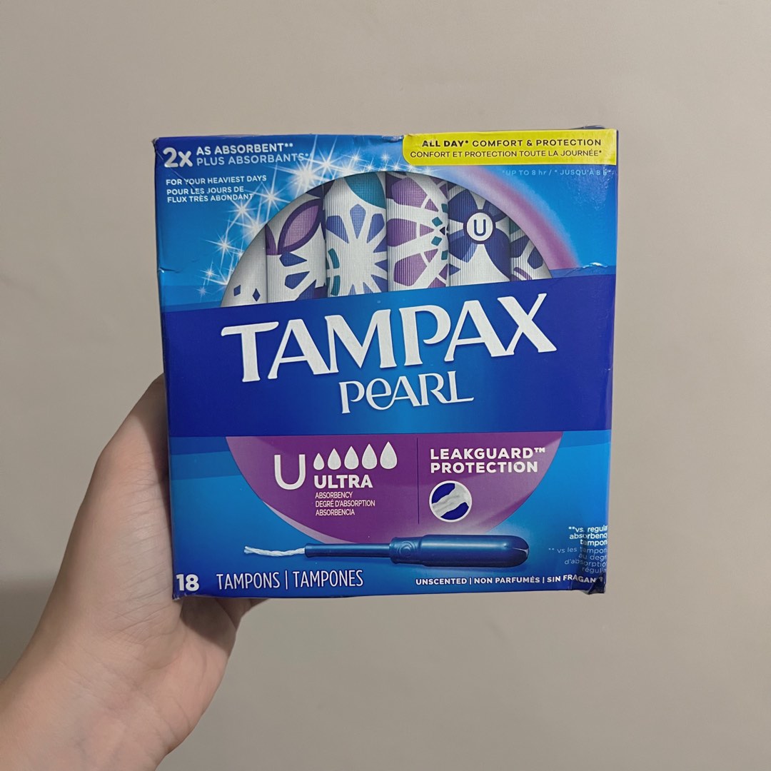 Tampax Pearl Ultra Tampons, Beauty & Personal Care, Sanitary Hygiene on