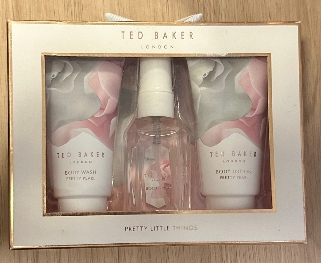 Ted Baker Gift Set body wash, body lotion , body spray, 美容＆化妝品, 沐浴＆身體