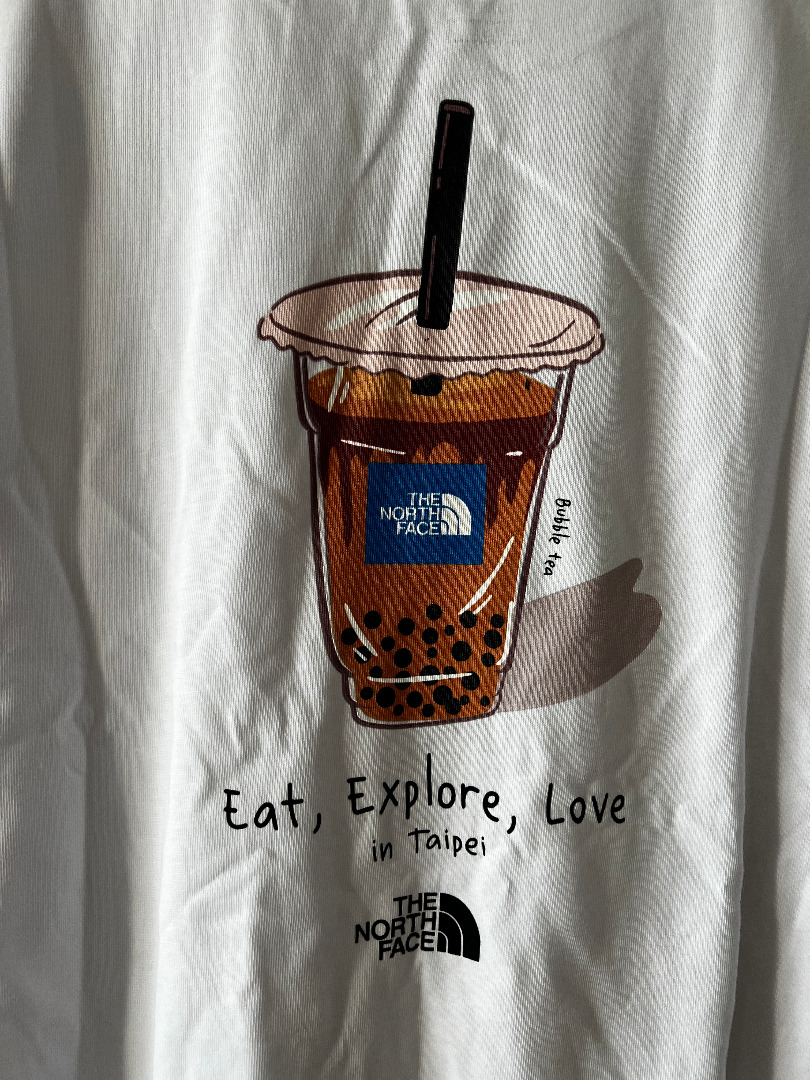 North face top t shirt sizing