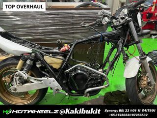 TOP OVERHAUL & VALVE CLEARANCE - HONDA CB400/SUPER FOUR/REVO