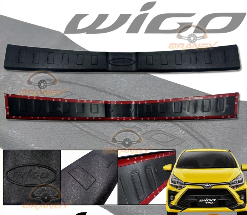 Toyota Wigo 2017 to 2023 OEM BLACK/ALL BLACK Rear Stepsill on Carousell