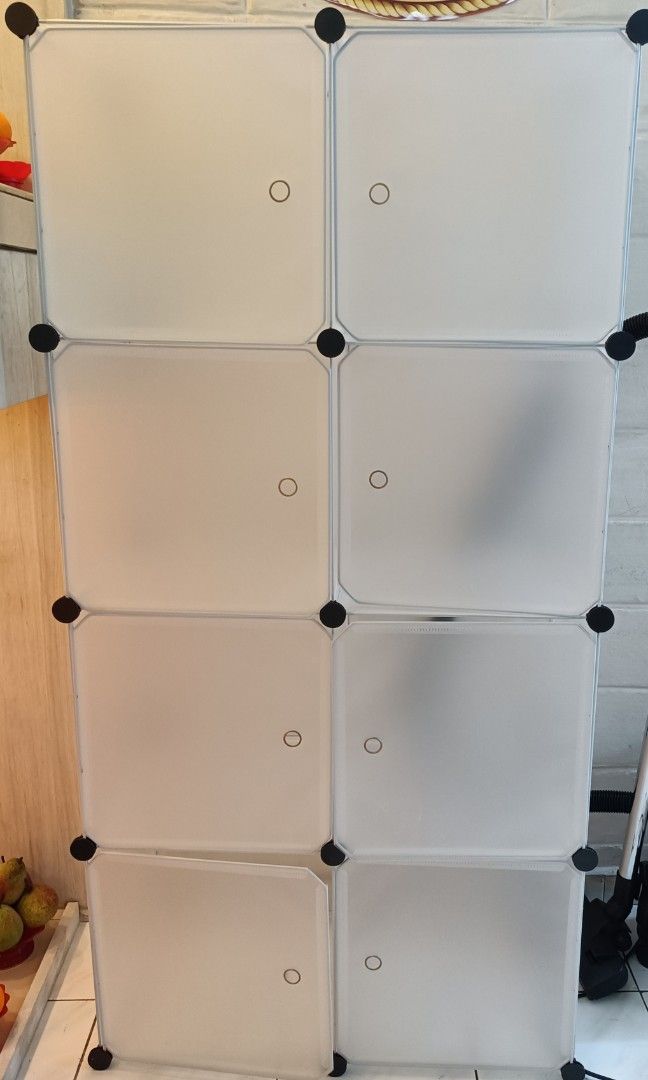 Transparent detachable 8cube in total, Furniture & Home