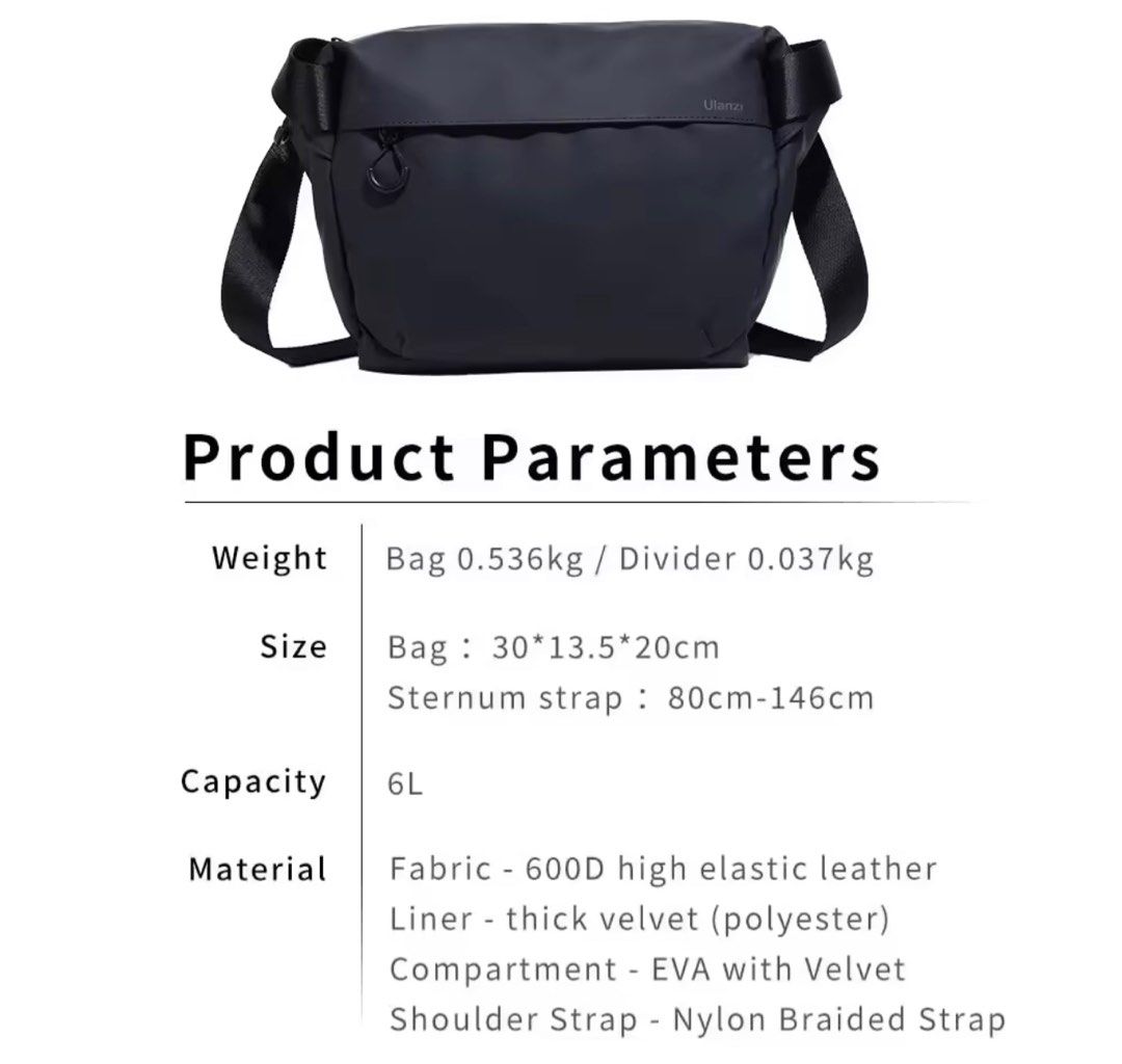 Ulanzi PB008 Camera Sling Bag, Men's Fashion, Bags, Sling Bags on Carousell