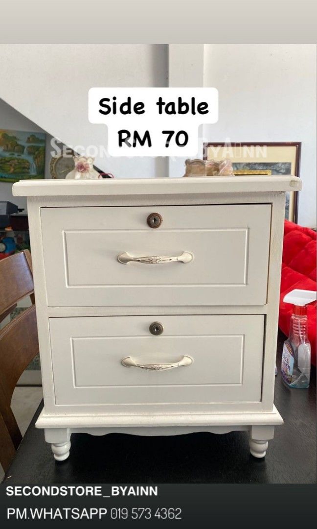 Used Side Table, Furniture & Home Living, Furniture, Tables & Sets on