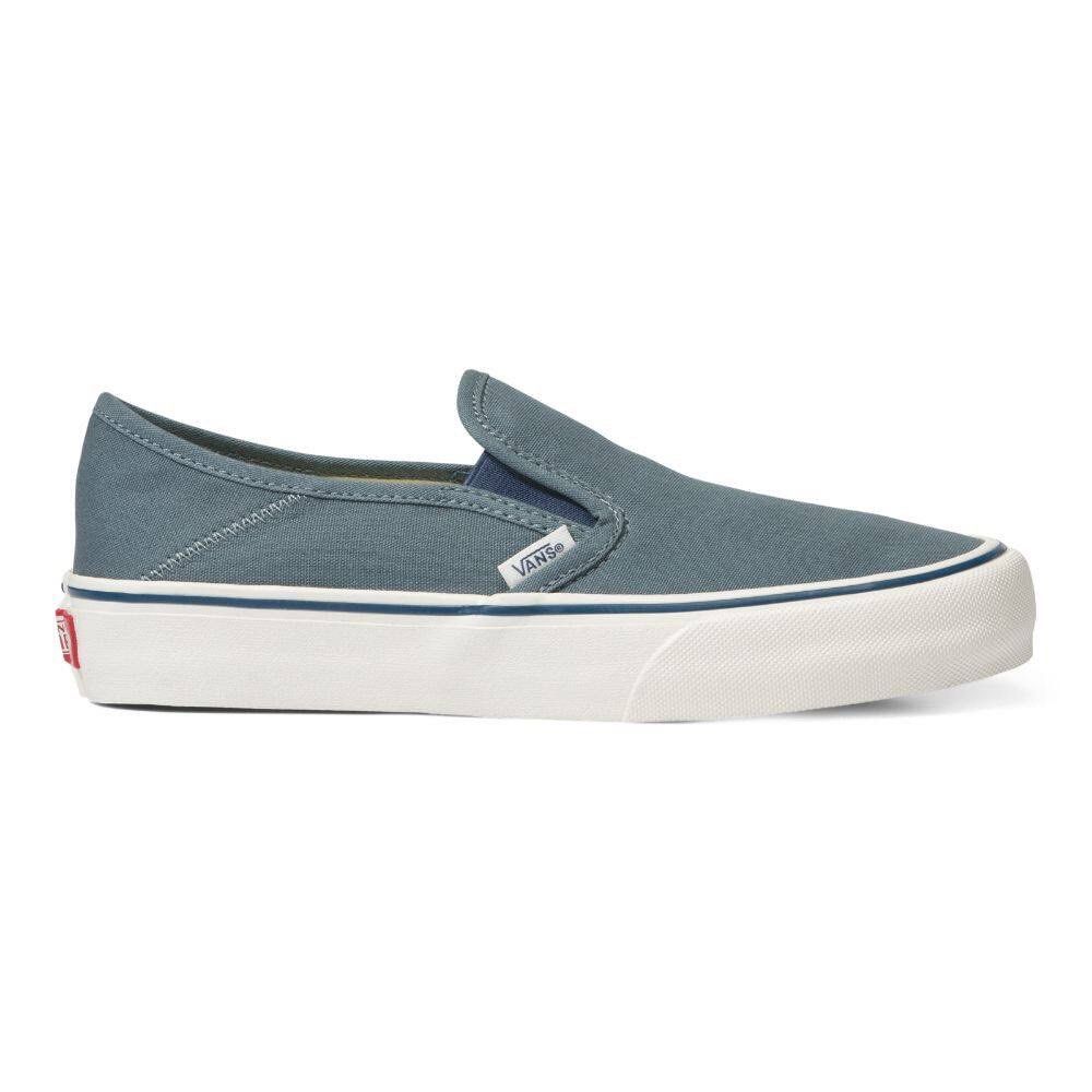 Goblin blue slip on outlet vans