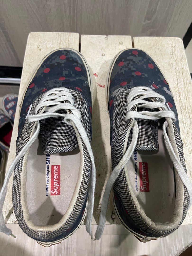 Cdg x hot sale vans x supreme