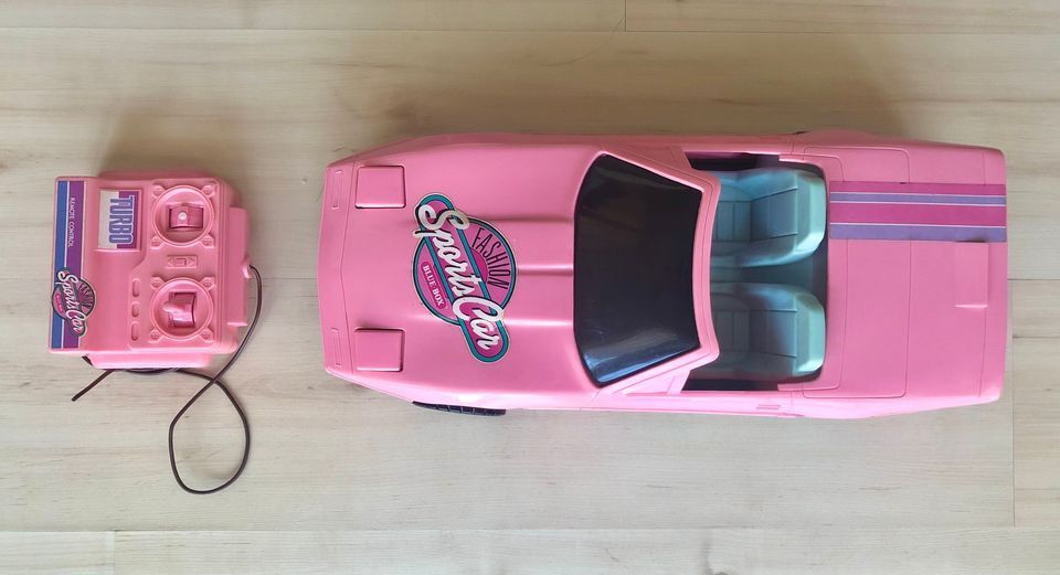 Vintage Barbie Sports Car Blue Box Turbo, Hobbies & Toys, Memorabilia