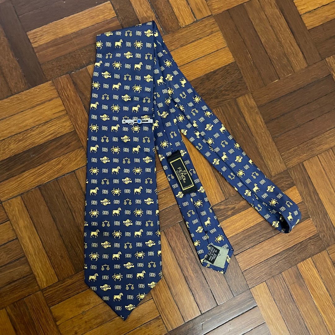 Fendi monogram tie 2025