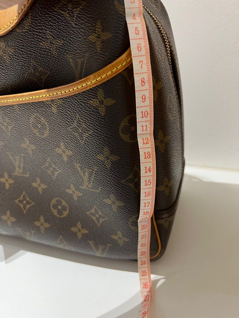 Louis Vuitton, Bags, New Vachetta Louis Vuitton Monogram Deauville  Bowling Vanity Hand Bag