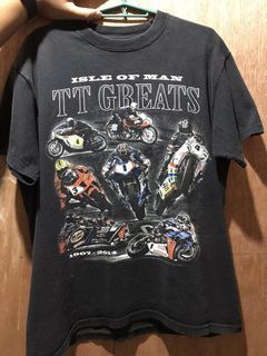 VINTAGE SHIRT TT isle of man LIMITED EDITION (FRUIT OF THE LOOM ON TAG) SIZE M