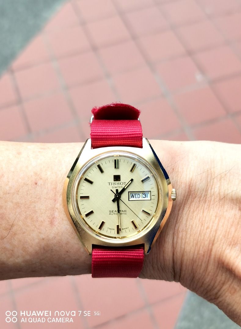 Vintage tissot seastar on sale automatic day date