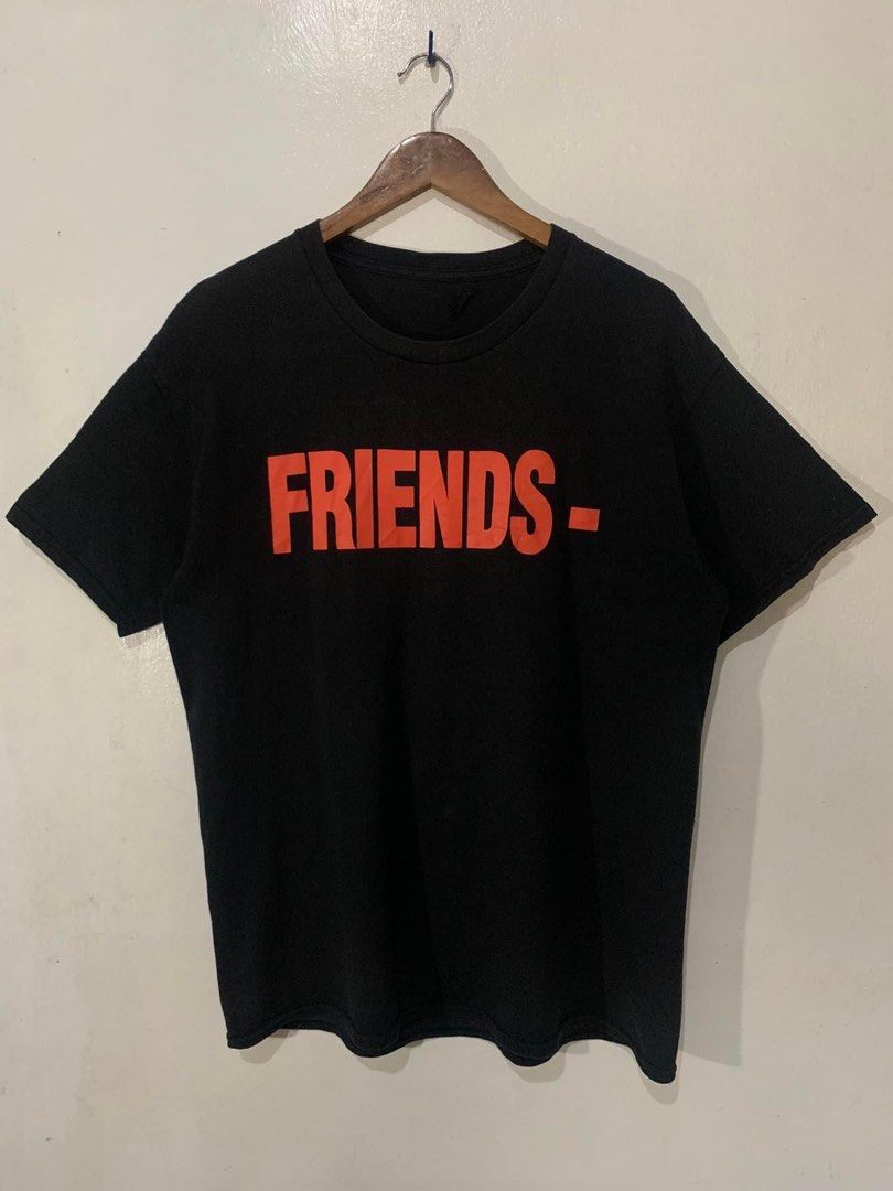 Black orange vlone shirt hotsell