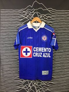 Vtg Deportivo Cruz Azul Futbol Home Kit Jersey
