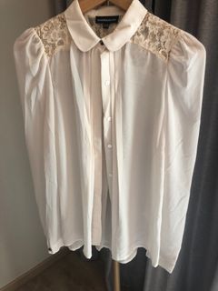 Warehouse long sleeve blouse
