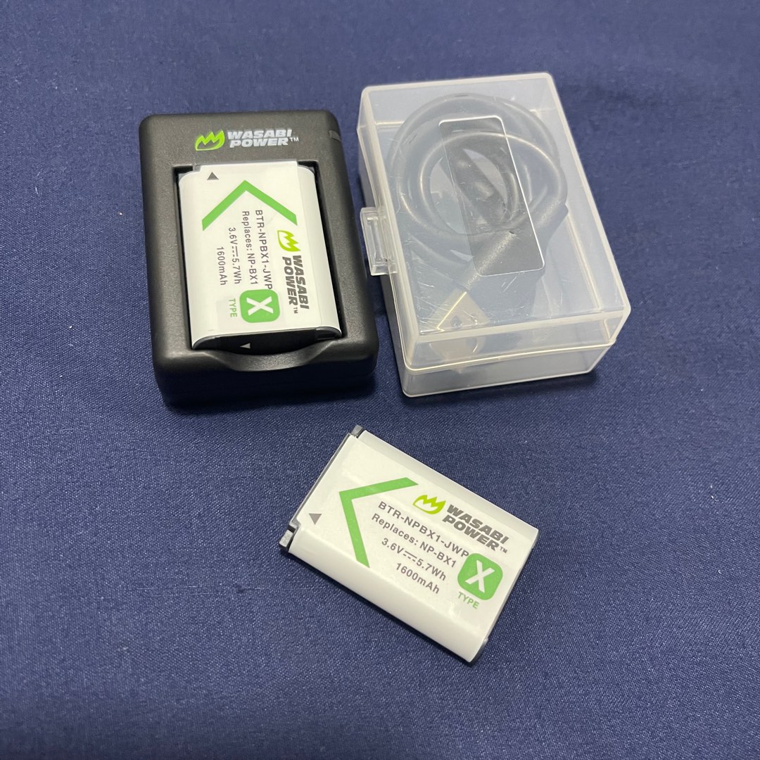 Wasabi Power NPBX1 Camera Battery and Charger Set for Sony