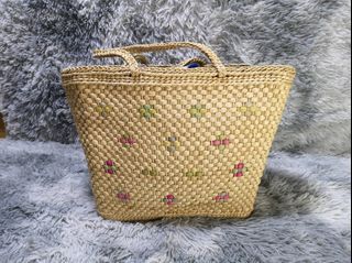 Weaved Picnic Beach Bag