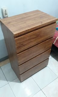 WOODEN CHEST of 4 DRAWERS