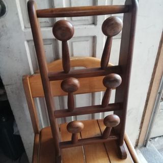 wooden shoe rack