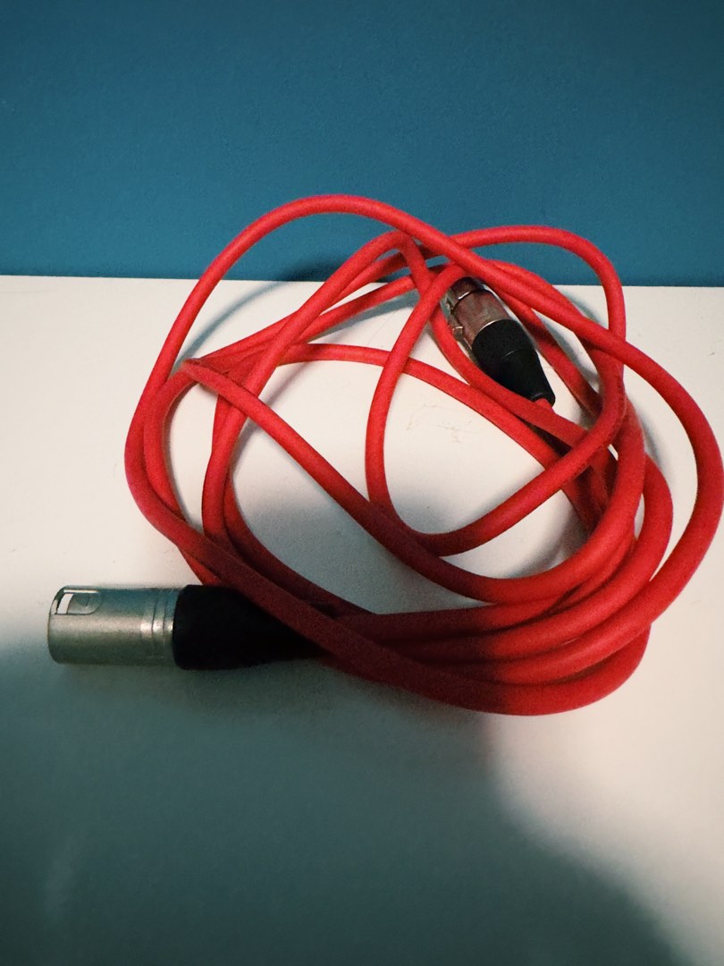 Focusrite XLR Cable (RED), Audio, Other Audio Equipment on Carousell