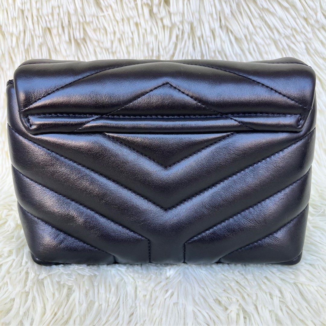 YSL Mini Loulou Toy (Category: Luxury Bags & Wallets) located in Las Pinas. Submitted by Le.Pattie.Luxe (Listing ID 1234938468, Image 3). Description: 💯% Authentic 𝐘𝐒𝐋 𝐌𝐢𝐧𝐢 𝐋𝐨𝐮𝐥𝐨𝐮 𝐓𝐨𝐲 🖤𝐏𝐡𝐩 𝟓𝟓𝐤🖤 ▪️8.8/10 condition, no major flaws normal signs of use only ▪️Can be worn as clutch/crossbody/shoulder bag ▪️Comes w/ 2 authentication from Dr. Runway & Authentic Detective ▪️Inclusions: detachable strap, dustbag, cards, & certific