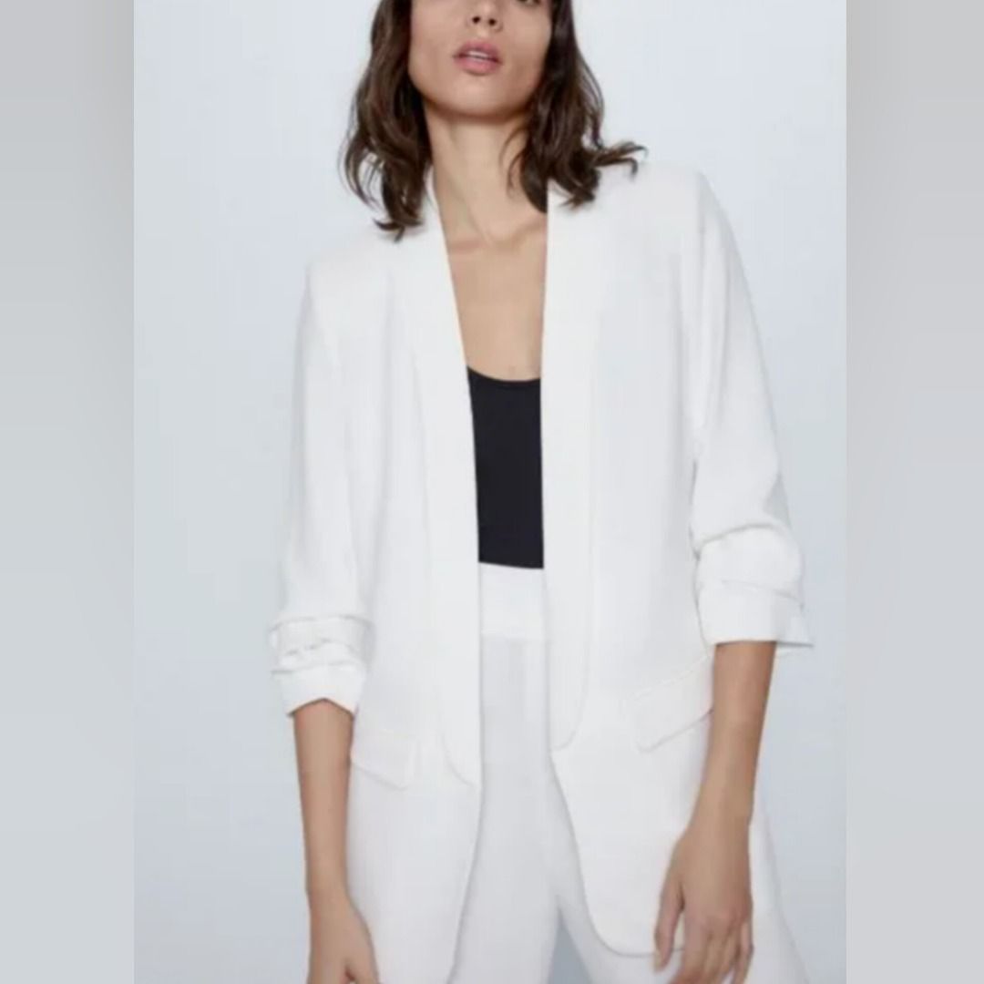 Open sleeve blazer zara cheap