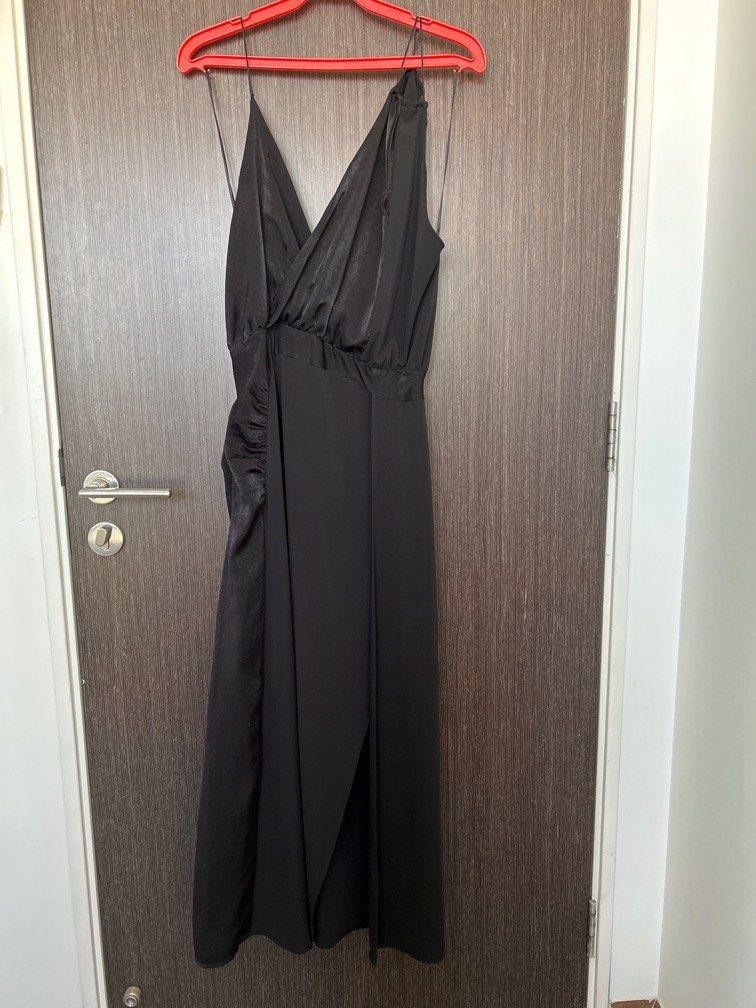 green emerald velvet dress ZARA Formal Dress main image 1