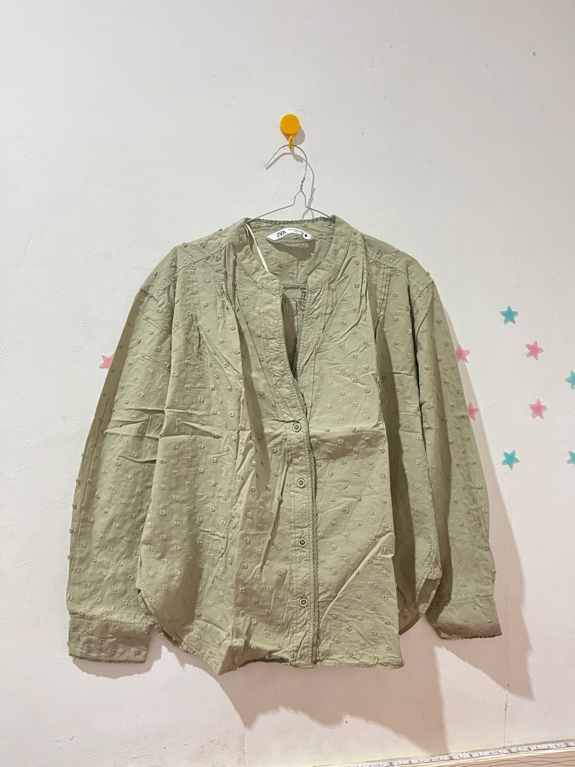 Zara Sage Green New on Carousell