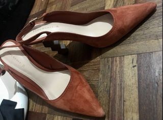 ZARA SUEDE HEELS