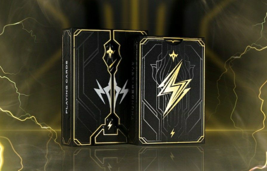Zeus Thunder Playing Cards Card Mafia, Hobbies & Toys, Toys & Games