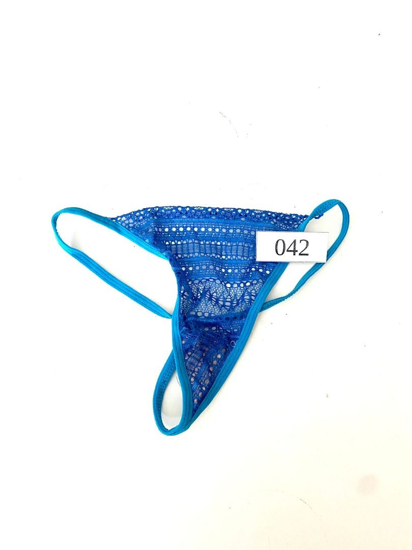 042. Blue T String Sexy Panty for Lady. Lady Ladies Woman Women Lingerie, Sexy Lingerie G String