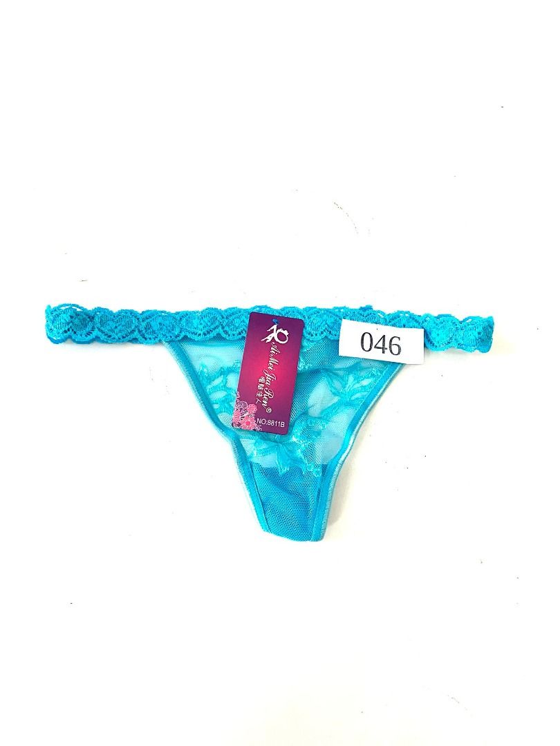 046. Blue Line T String Sexy Panty for Lady. Lady Ladies Woman Women Lingerie, Sexy Lingerie G