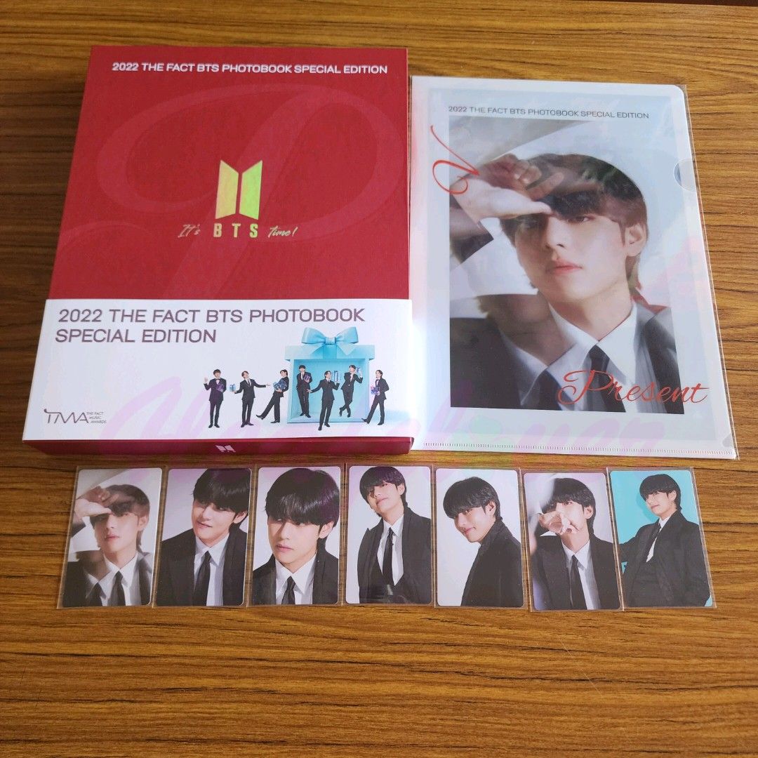 2022 The Fact BTS Photobook Special Edition UNSEALED V/ Taehyung 