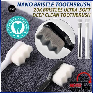 🚀20k Nano Soft Bristles Toothbrush/ Adult Ultra Fine Super Soft Tooth Brush/ Dentist Recommended/ Wave Bristles