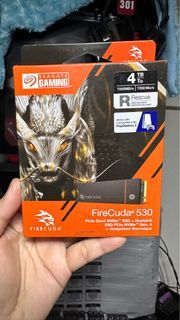 4TB SSD | Seagate Gaming Firecuda 530 Gen4 Nvme with heatsink